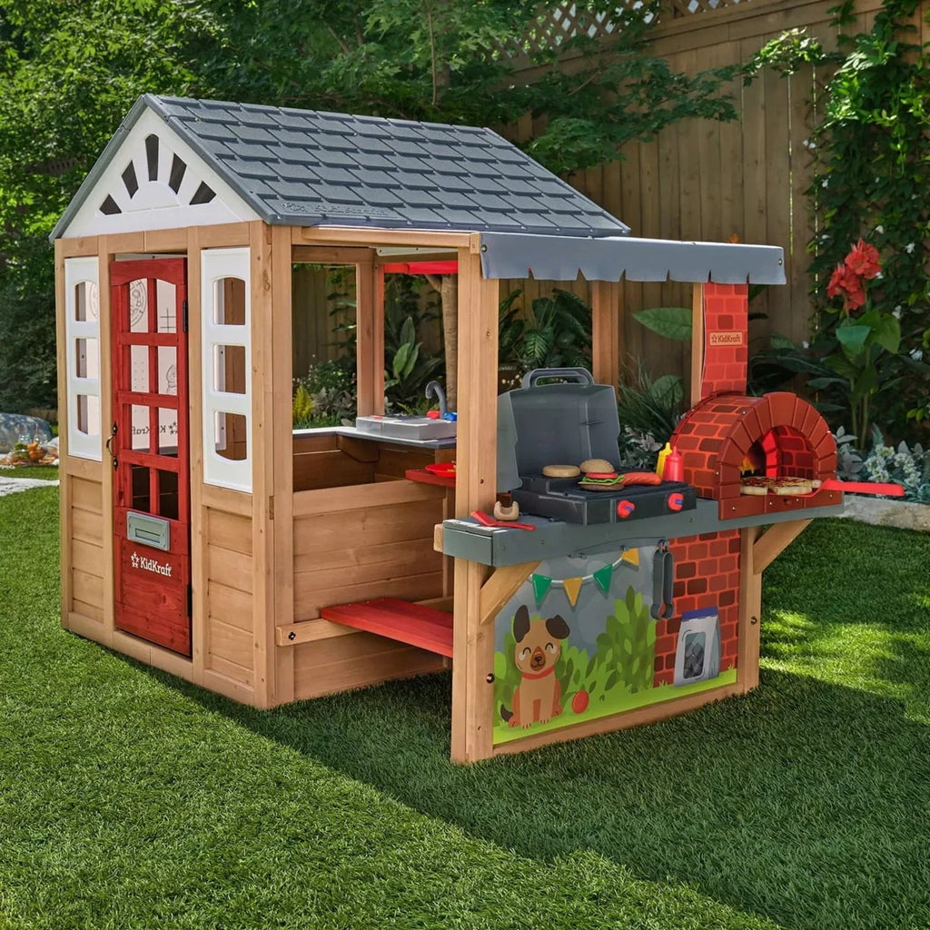 Wooden Outdoor Playhouse H1730