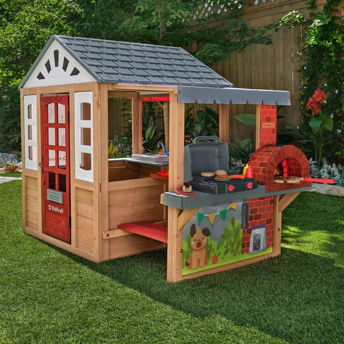 Wooden Outdoor Playhouse H1730
