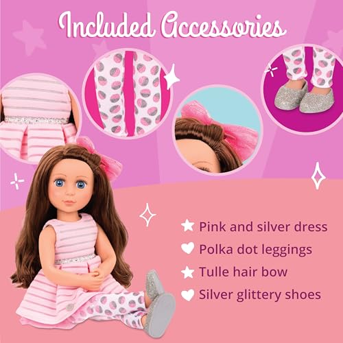 14-Inch Fashion Doll with Brown Hair & Blue Eyes I43477