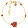 Murano Glass Heart Bracelet M335352