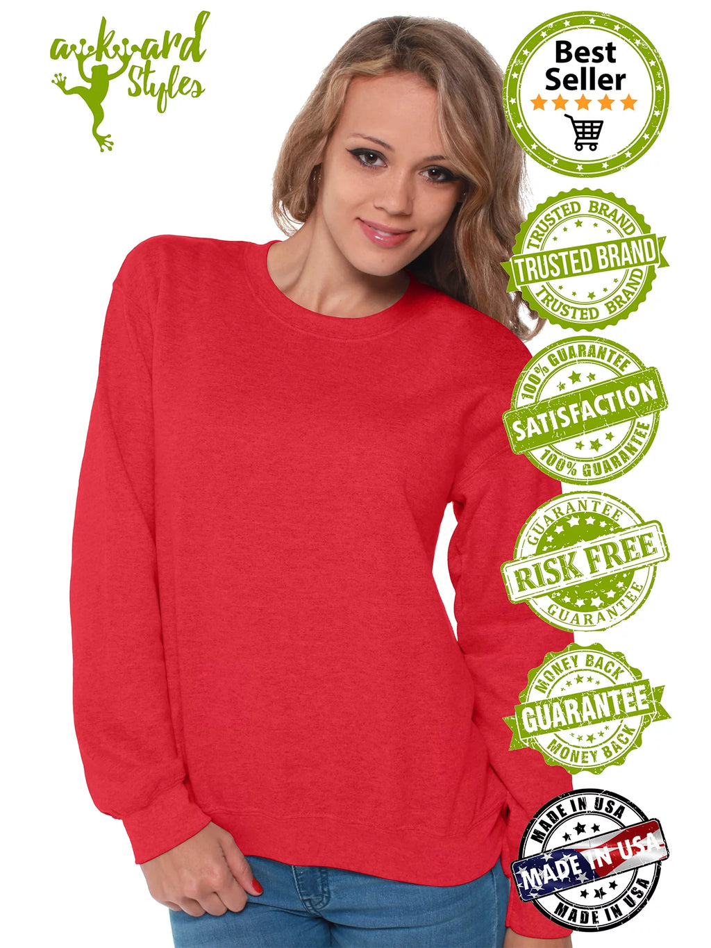 American Flag Paramedic Crewneck Sweatshirt U154639