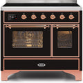 Glossy Black Induction Range with Electric Oven O493538