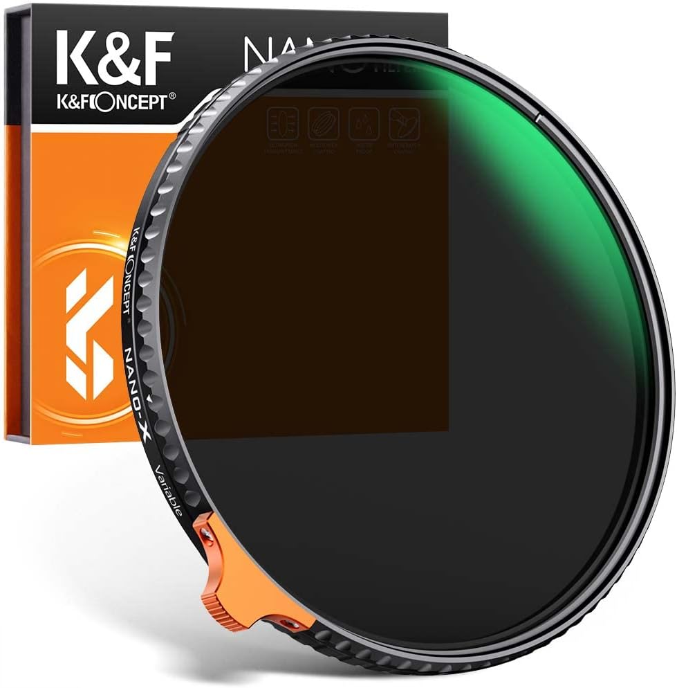 52mm Variable ND Filter ND2-ND400 with Multi-Layer Coatings AGC Glass D62935