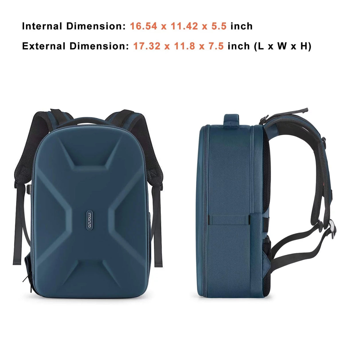 Waterproof Hardshell Camera Backpack with Tripod Holder C35318