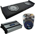 Kicker CVT12 Subwoofer with Amplifier and Dual 12" Sub Box Enclosure B751