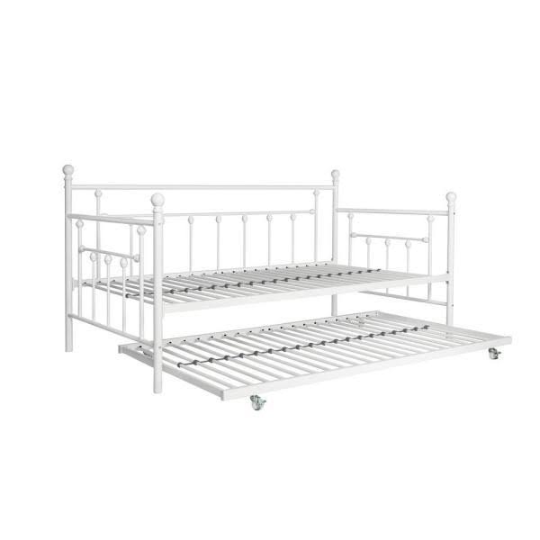 White Twin Daybed and Trundle Set U949