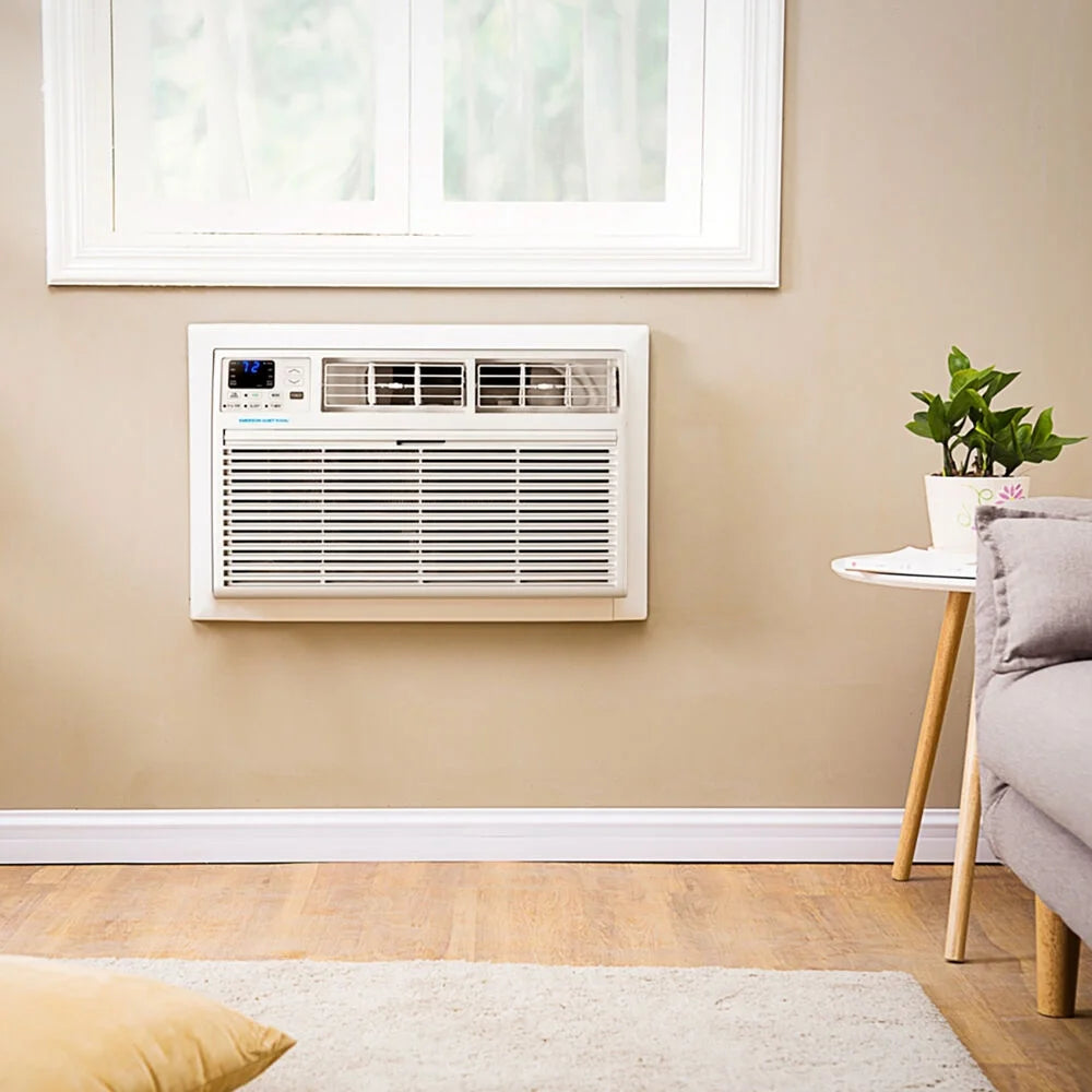 10,000 BTU 115-Volt Through-the-Wall Air Conditioner with Remote, White O8395