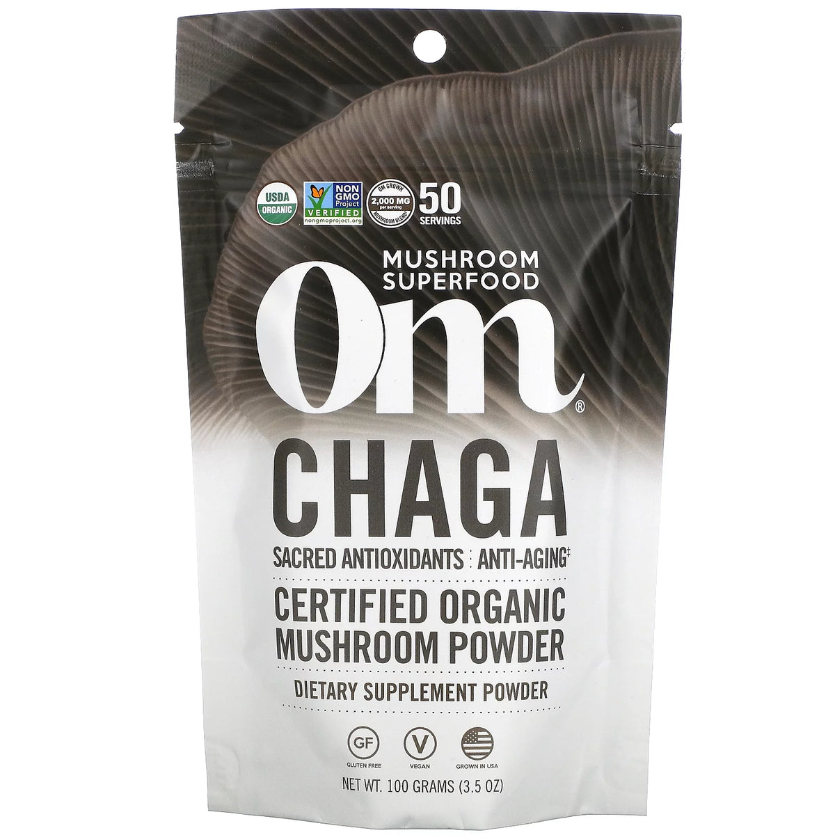 Organic Chaga Mushroom Powder 3.57 oz C417