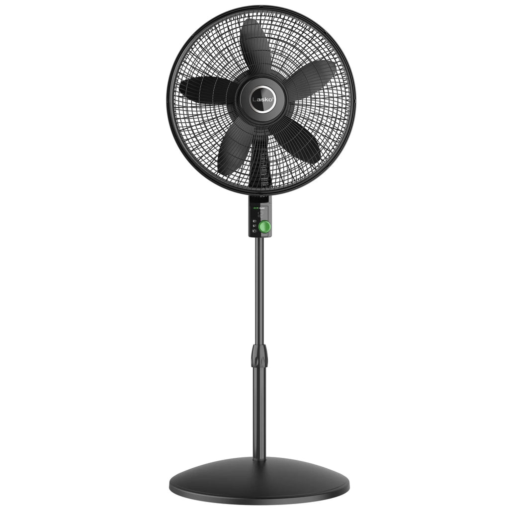 18" DC Motor Pedestal Fan with Remote, Black T450