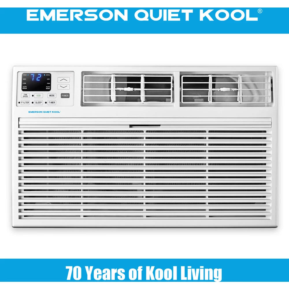 10,000 BTU 115-Volt Through-the-Wall Air Conditioner with Remote, White O8395