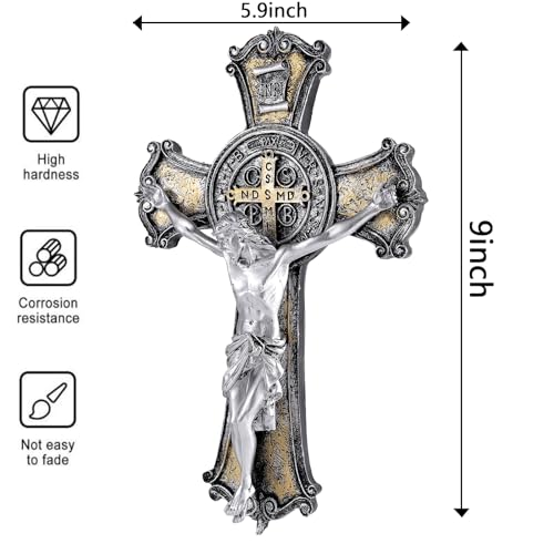 10 Inch Resin Wall Cross Q1994
