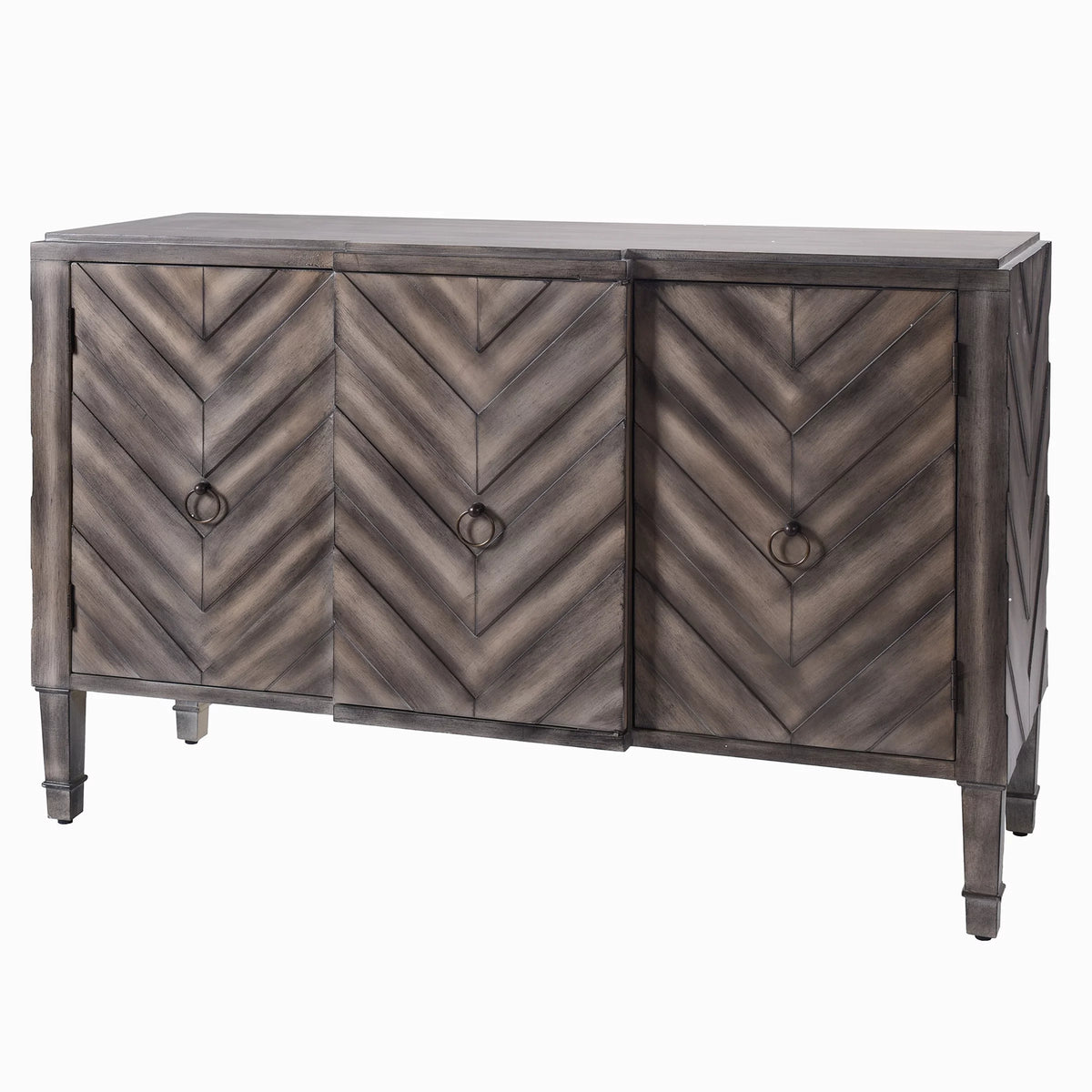 Reclaimed Wood 3-Door Console N377895