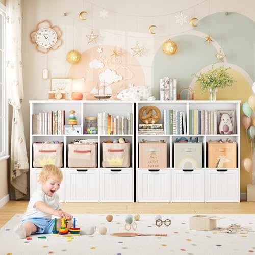 White Toy Storage Organizer with 3 Movable Drawers A881