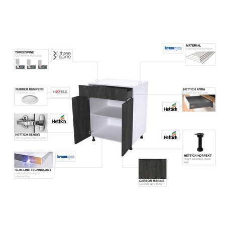 Threespine Ready to Assemble Cabinet J6442