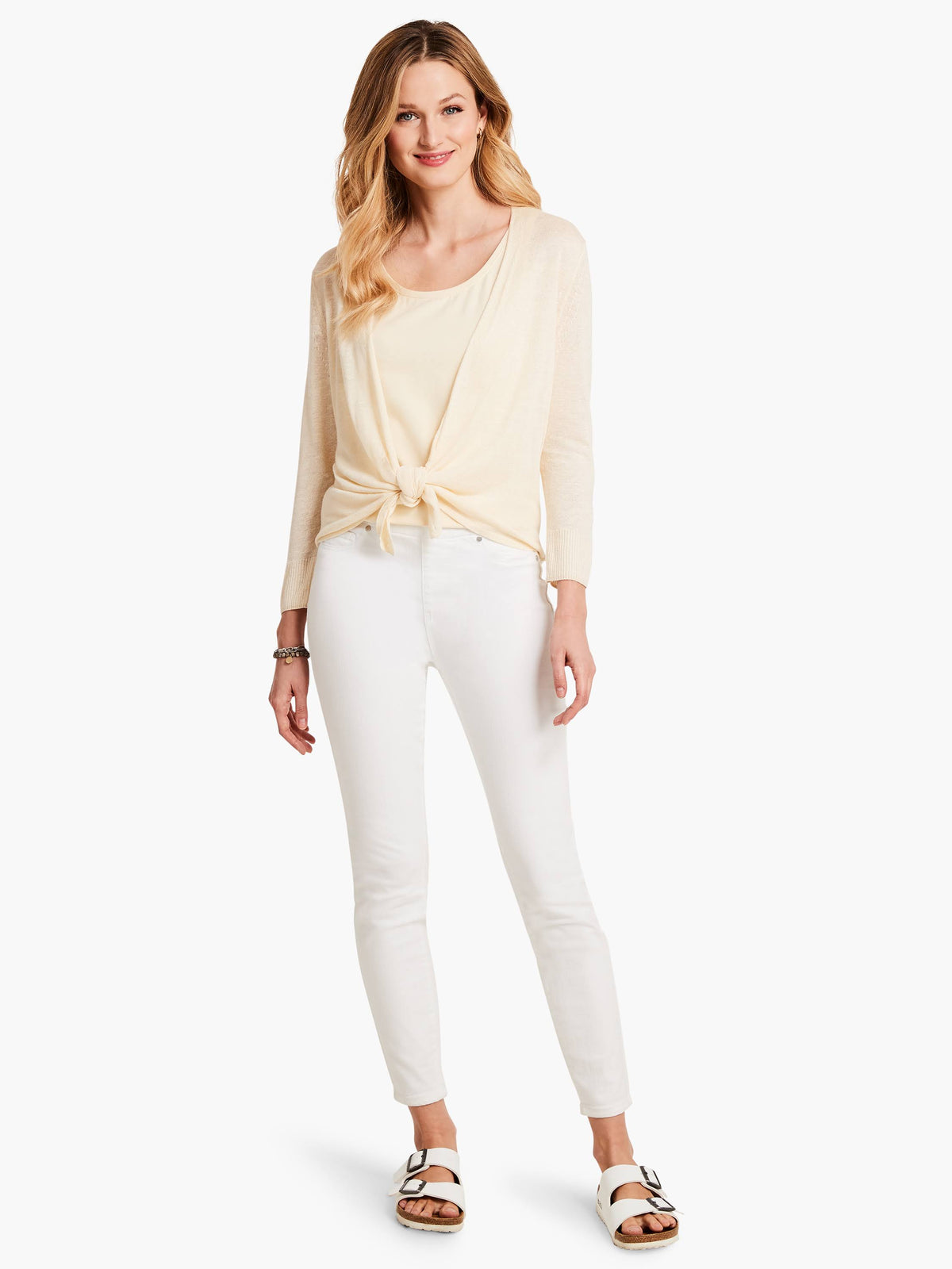 Linen-Blend Cardigan C144686