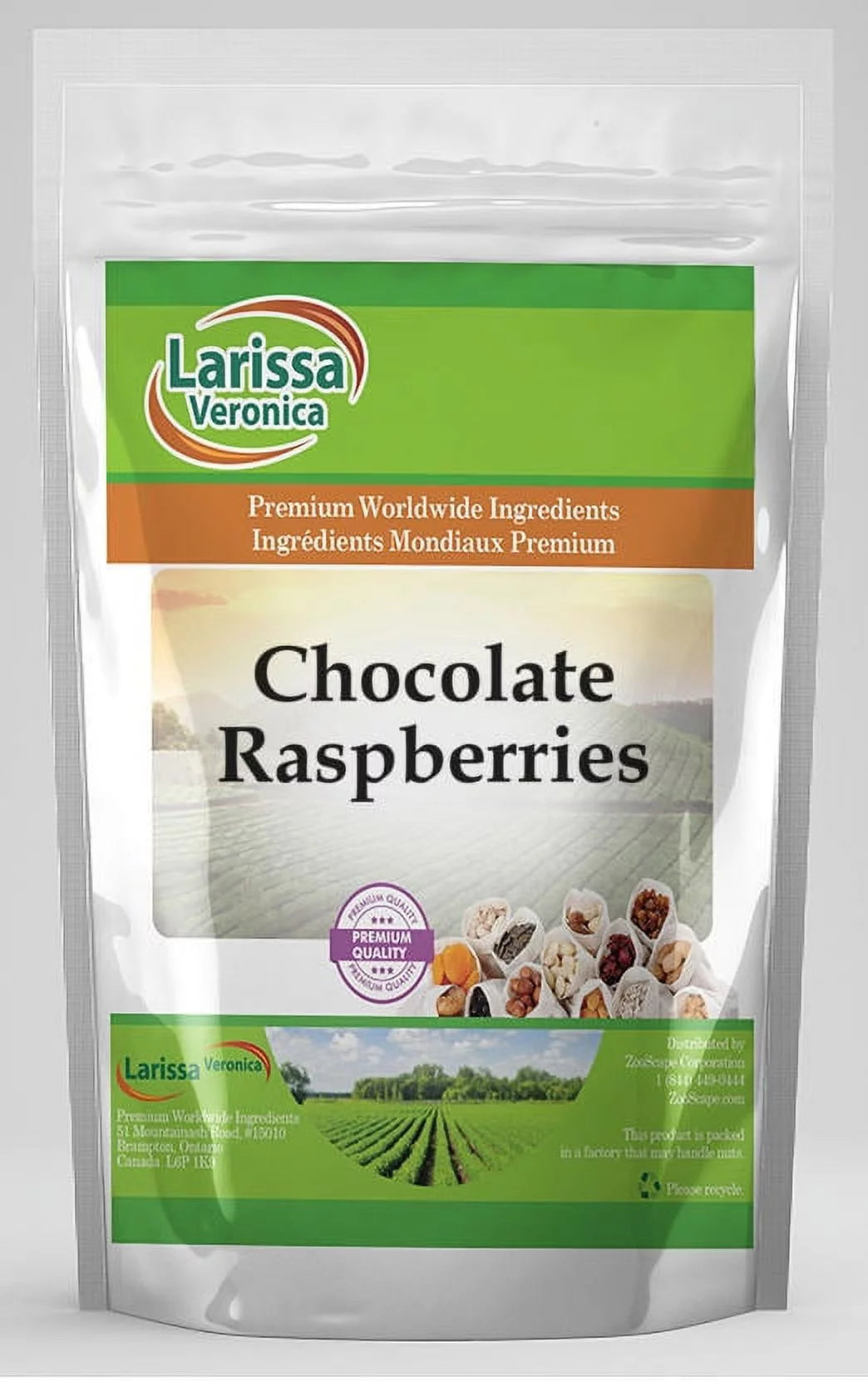 Dark Chocolate Covered Raspberries, 16 oz E2240