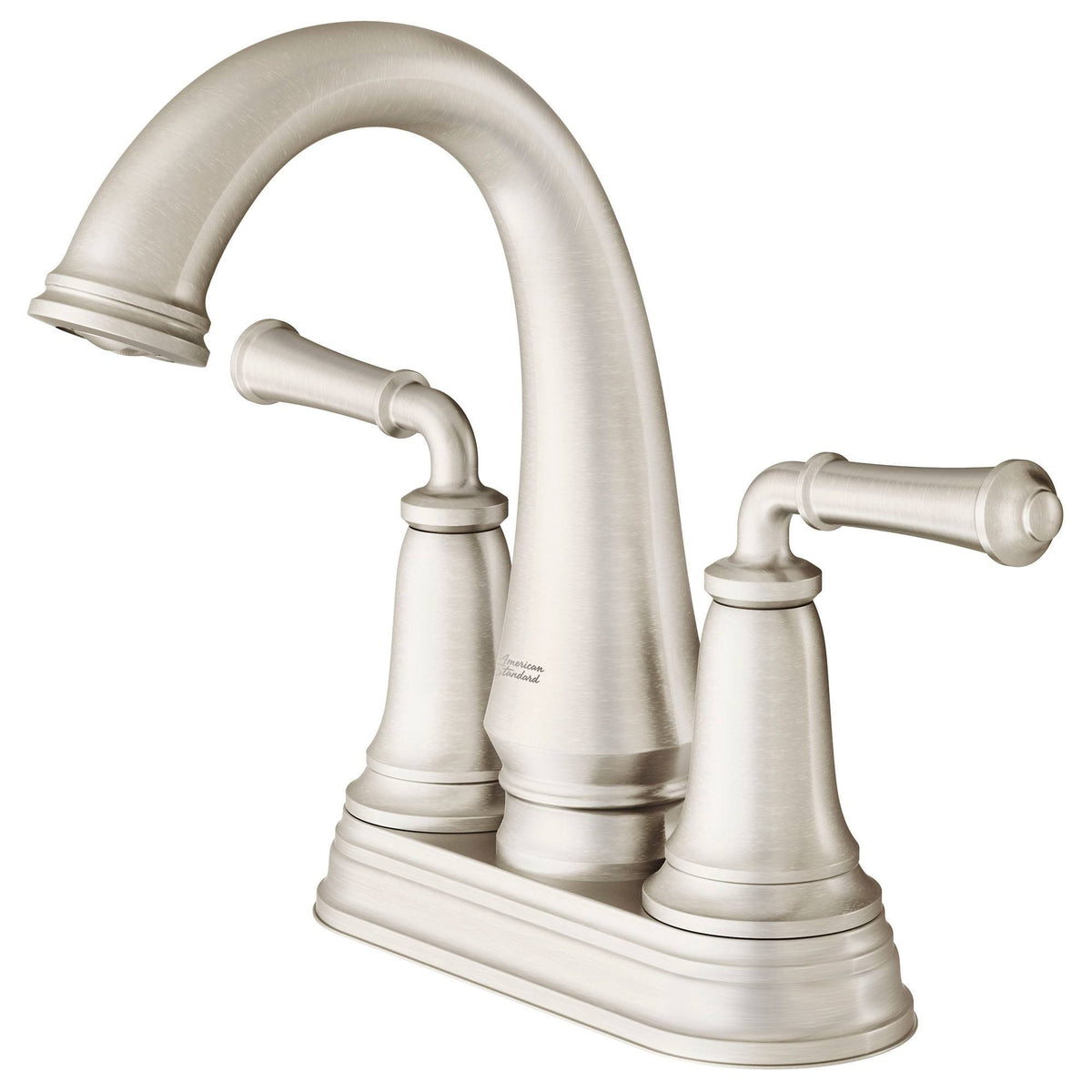 Polished Chrome Centerset Bathroom Faucet with Pop-Up Drain C818837