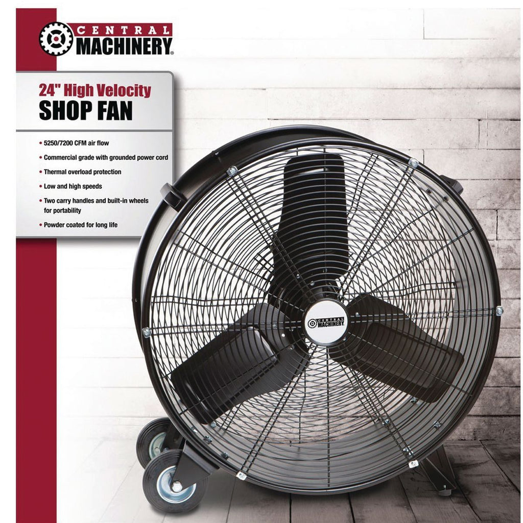 24 in. 2-Speed High-Velocity Shop Fan F4120
