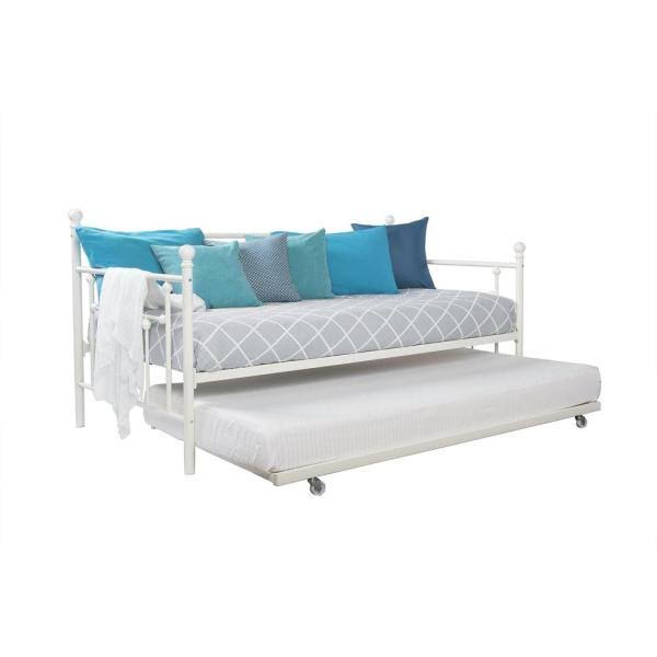 White Twin Daybed and Trundle Set U949