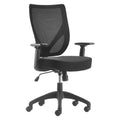 Black Mesh Office Chair with Nylon Base C7387