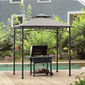 Black Steel 2-tier Grill Gazebo Q6262