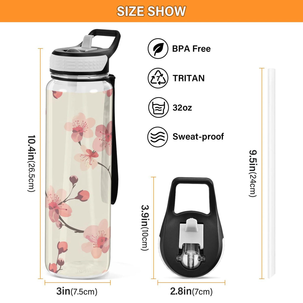 32oz Tritan Sports Water Bottle with Straw Z422874
