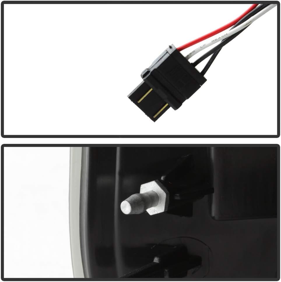 Black Smoke LED Tube Tail Lights Brake Lamps O22757