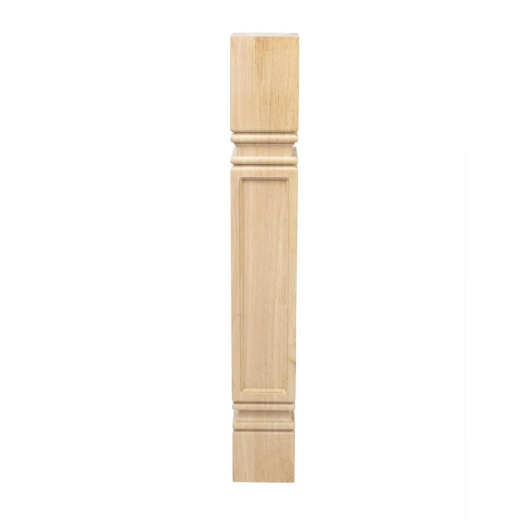 Unfinished Solid Hardwood Kitchen Island Leg K247256