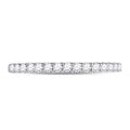 14kt White Gold Diamond Wedding Band 1/4 Cttw K3876