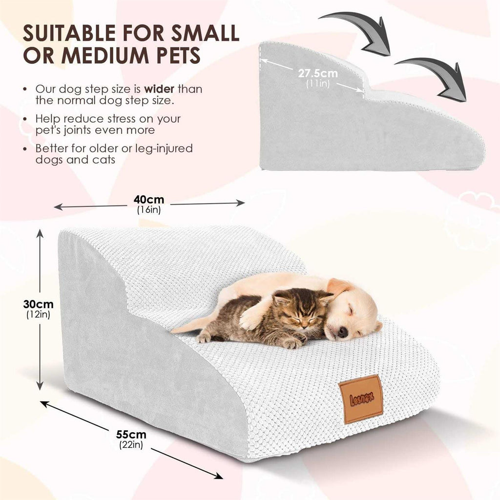 2-Step 30D Foam Pet Stairs with Waterproof Cover P386