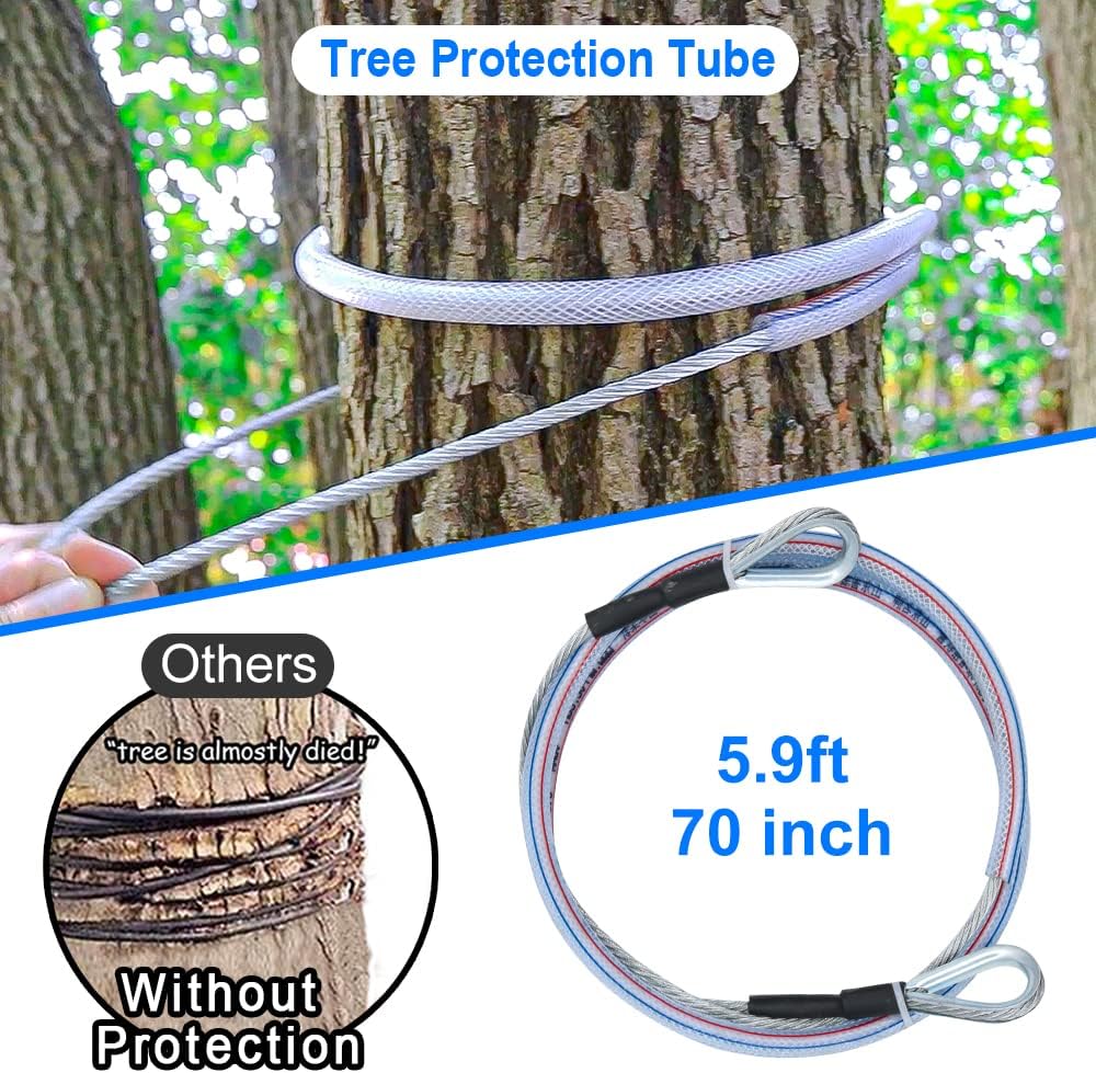 98Ft Zip Line Trolley Kit with Handle and Seat N440054