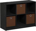 White/Black 3x2 Bookcase Storage X3437