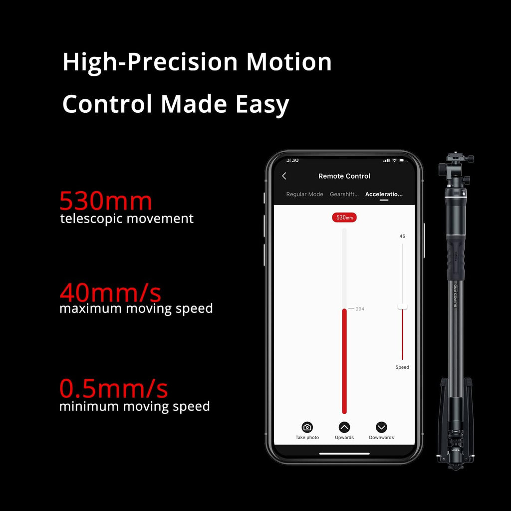 Motorized Camera Slider Monopod with Pan and Tilt Head & Tripod X3445