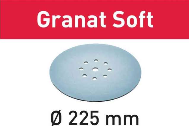 225mm P320 Sanding Discs Box of 25 E6189