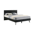 Queen Platform Wood Bed Frame in Black I60953