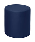 Naval Blue Round Ottoman Z388