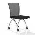 High Back Training Chair Without Arms W3086