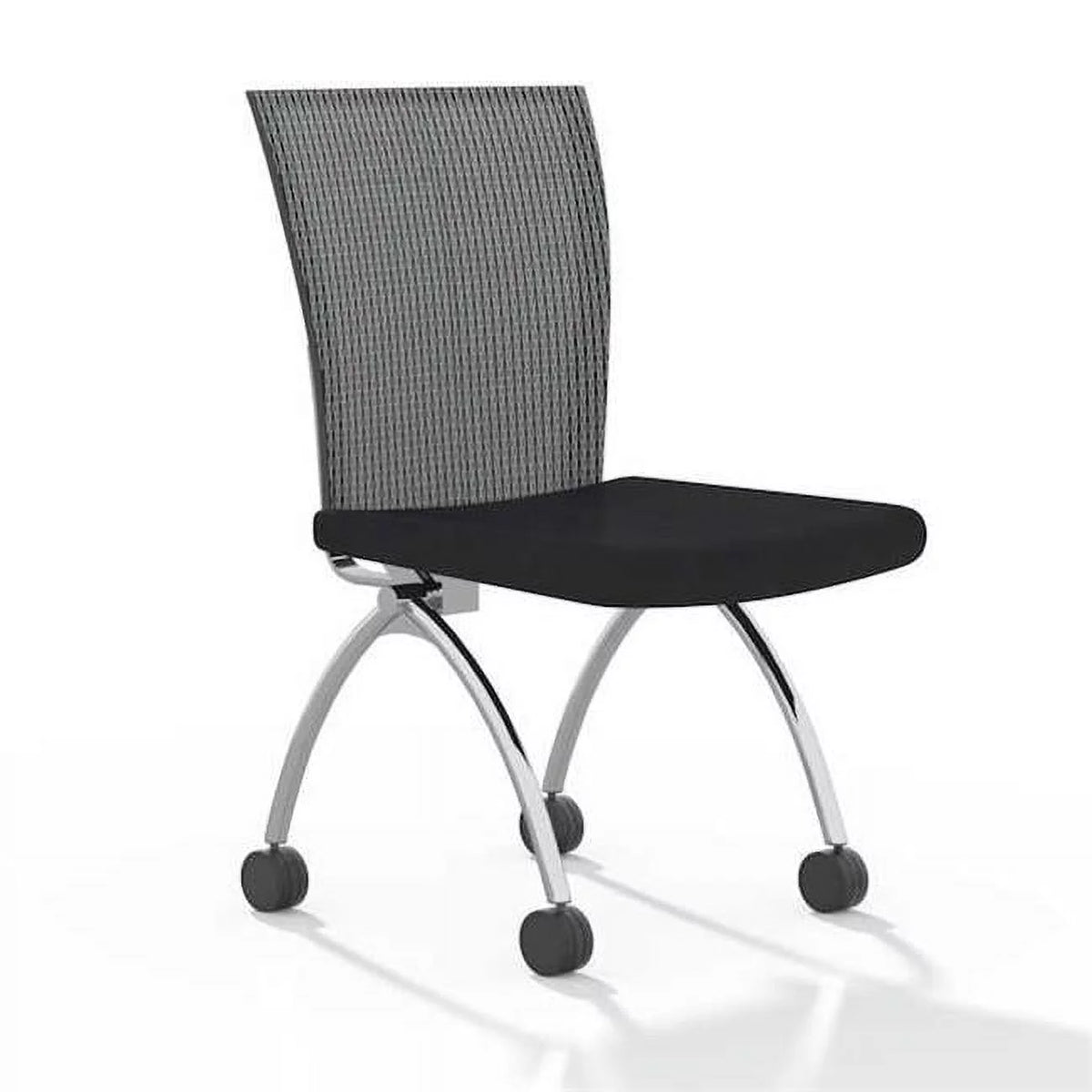 High Back Training Chair Without Arms W3086