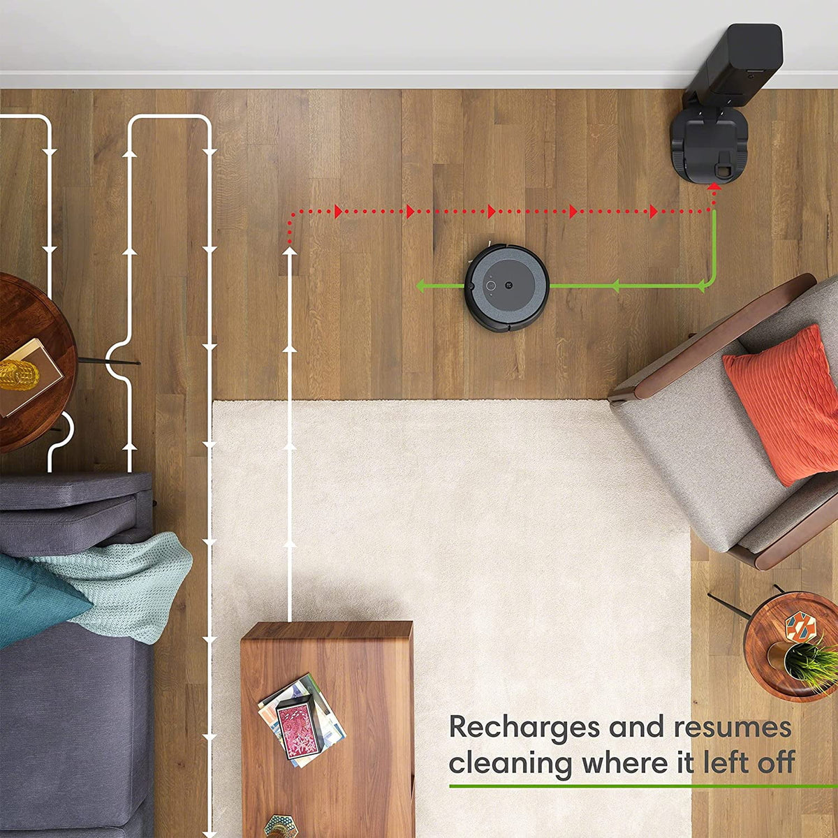 Robot Vacuum with Automatic Dirt Disposal W12163