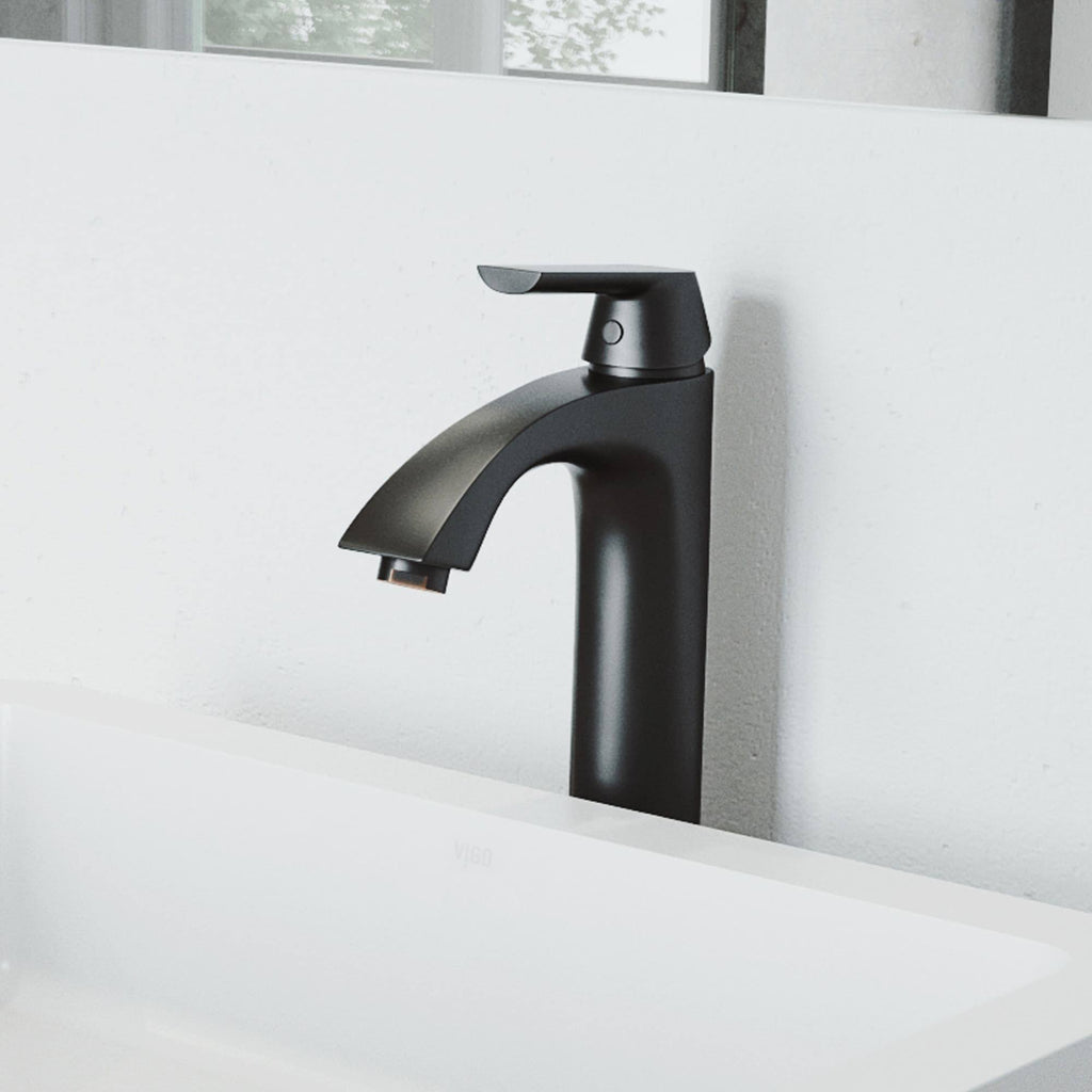 Matte Black Vessel Bathroom Faucet G103