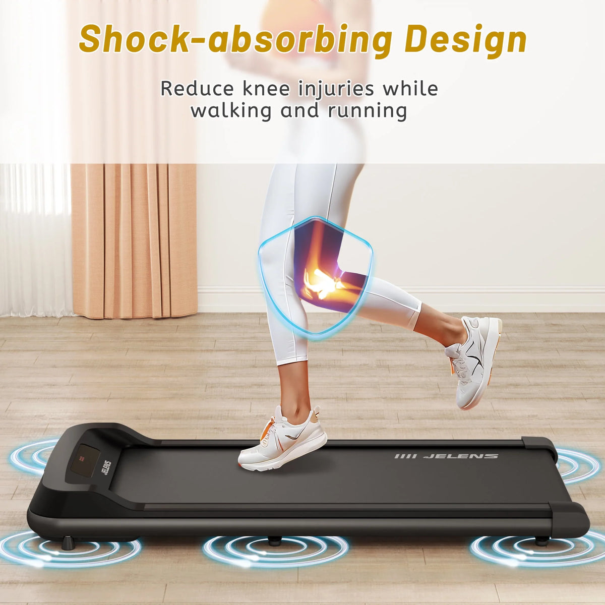 2 in 1 Portable Treadmill with Remote Control W65062