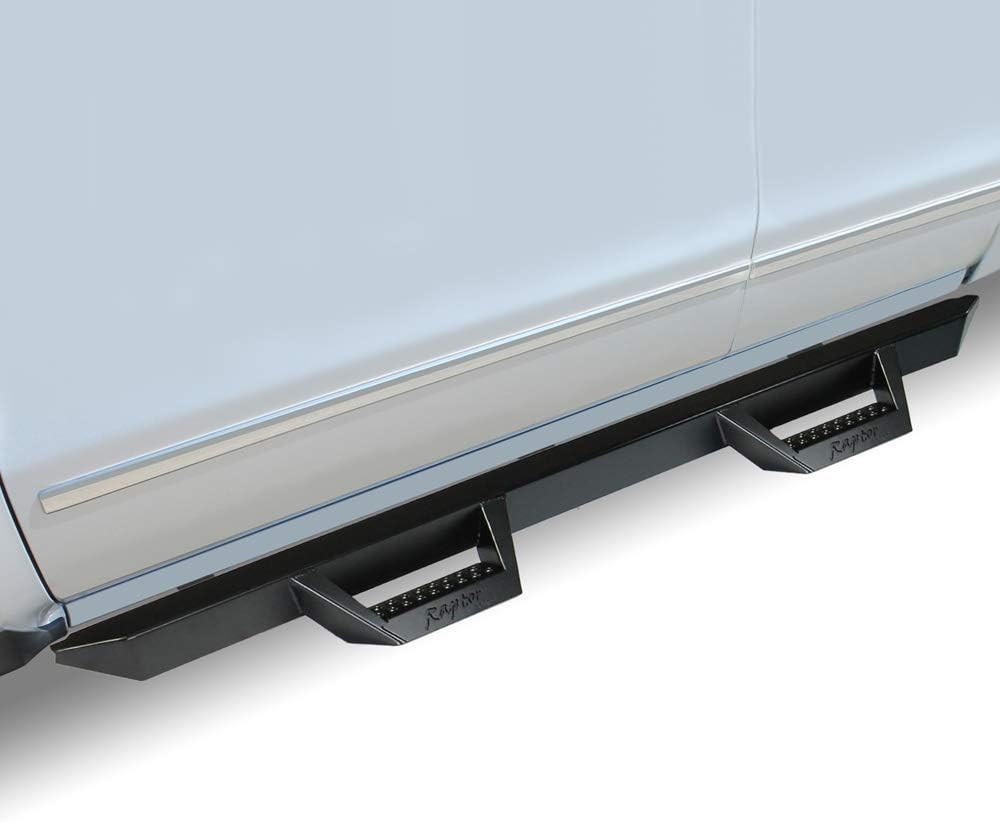 Black Textured Drop Steps Running Boards Y9442