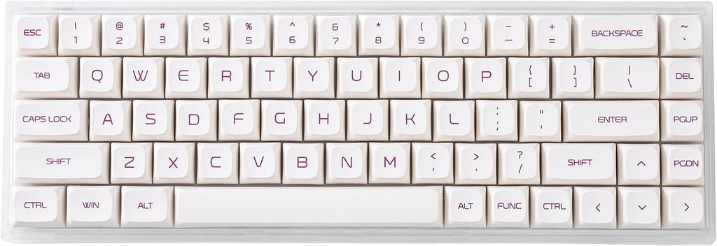 Translucent ABS Mechanical Keyboard 68-Key with Gateron Blue Switch G283546