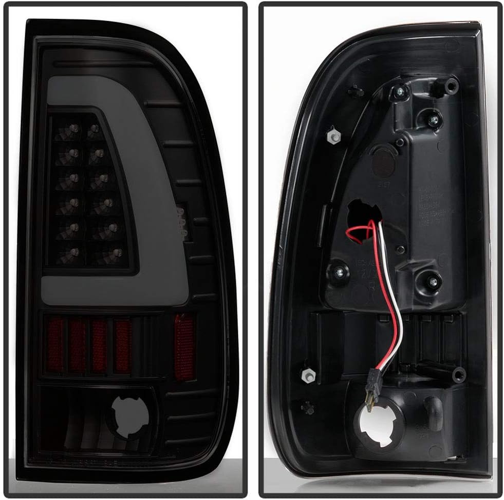 Black Smoke LED Tube Tail Lights Brake Lamps O22757