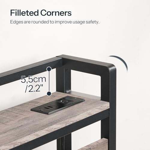 Queen Size Headboard with 2 Outlets and 4 USB Ports L67335