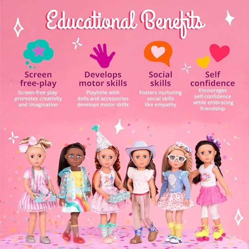 14-Inch Fashion Doll with Brown Hair & Blue Eyes I43477