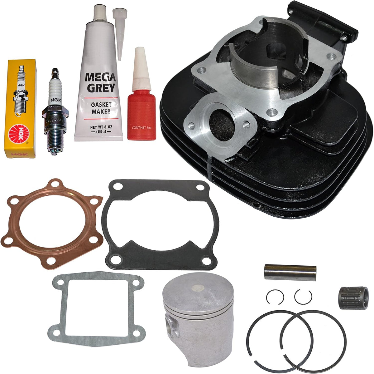 Cylinder Carburetor Air Filter Cleaner Top End Kit Set Fits Yamaha Blaster 200 YFS200 N751