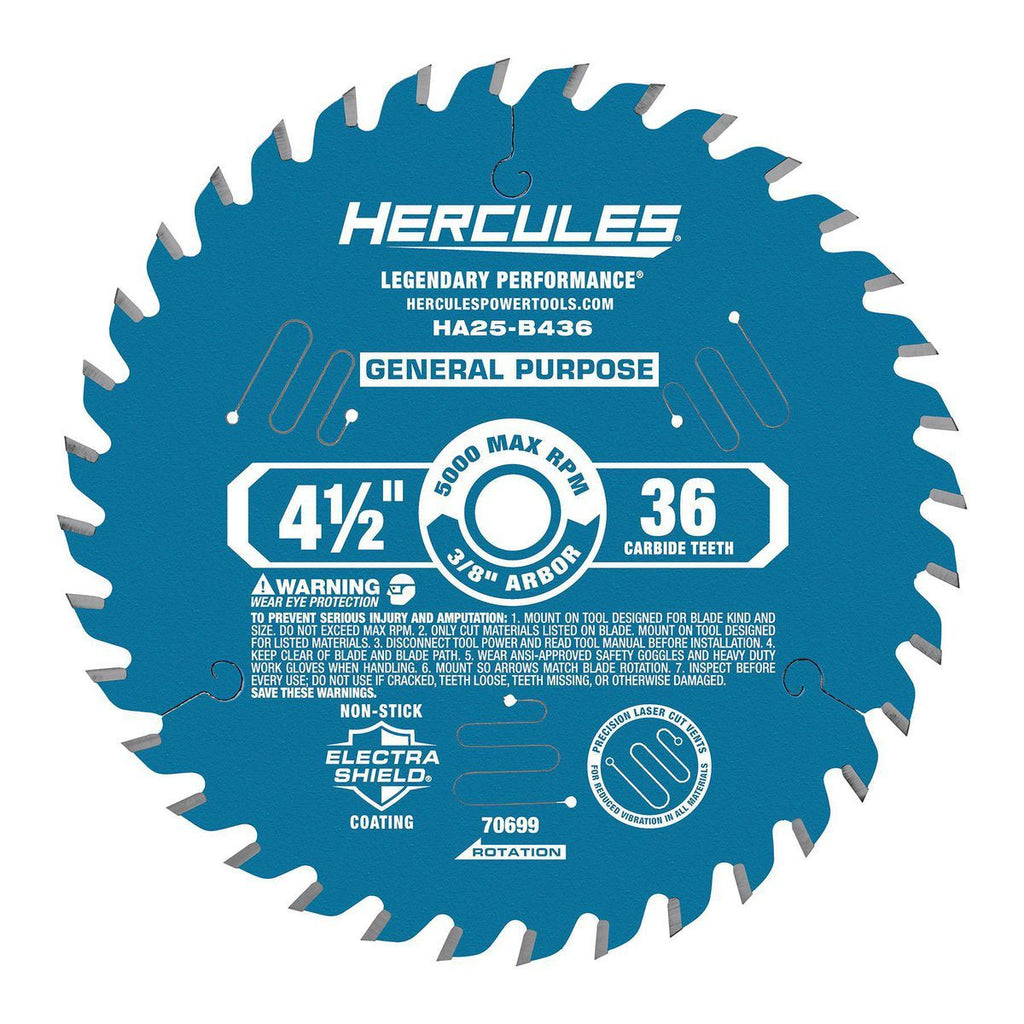 4-1/2 in. 36T Circular Saw Blade Z388