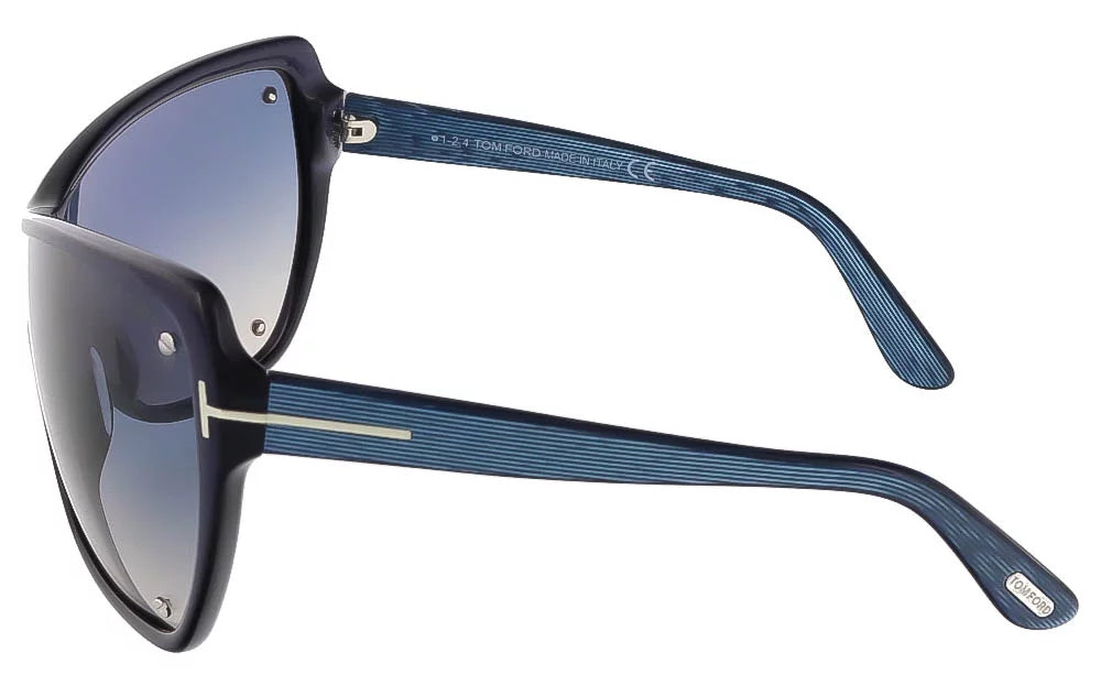 Midnight Blue Rectangle Sunglasses B160
