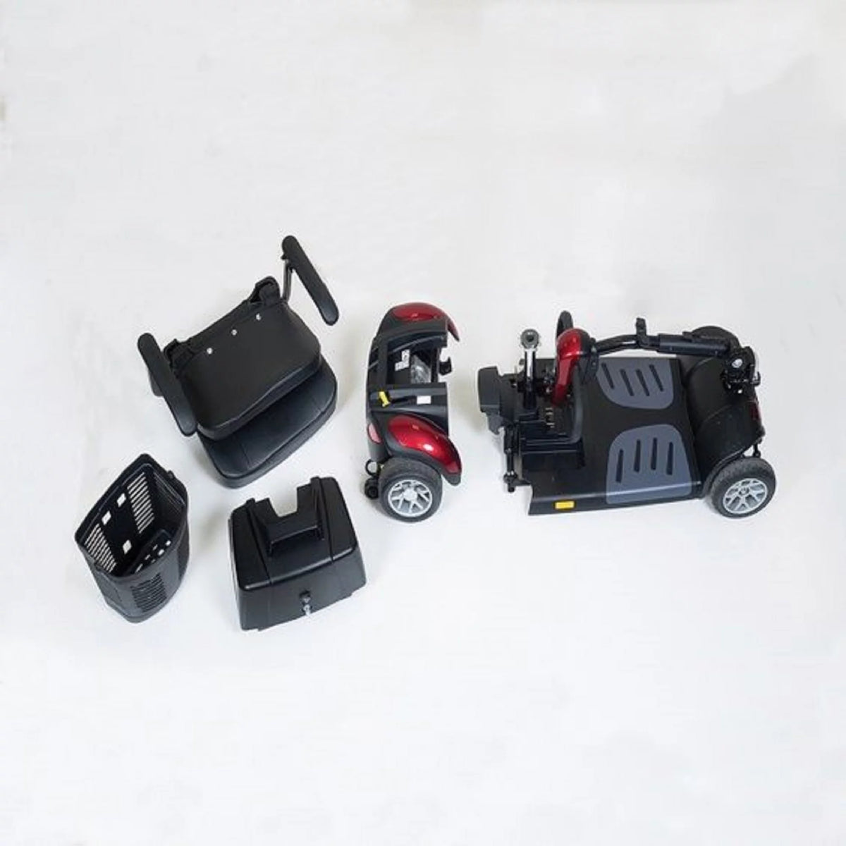 Red 4-wheel Travel Scooter H55860